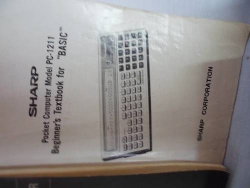 Sharp PC-1211 Programmable Pocket Computer with CE-121 Printer, charger and all Manuals