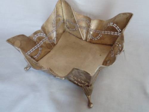 G.O.W.A Originals Silver serving dish with feet