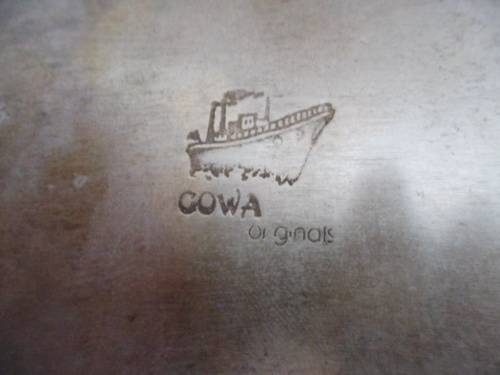 G.O.W.A Originals Silver serving dish with feet