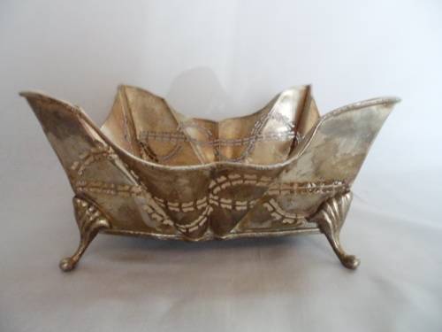 G.O.W.A Originals Silver serving dish with feet