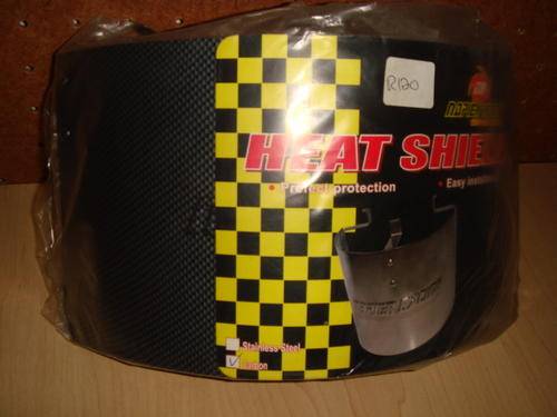 Napier Racing Carbon heat shield