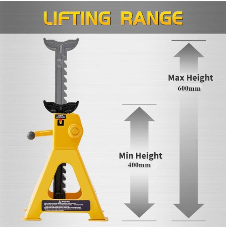 2 Piece 3 Ton Jack Stand Set