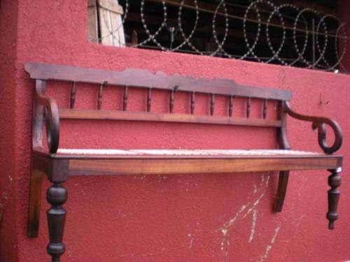 A STUNNING - AFRICANA STINKWOOD REGENCY BENCH