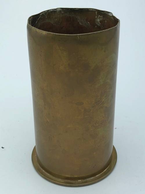 D44) WW1 BRASS SHELL DATED 1912 (Height 140 mm)