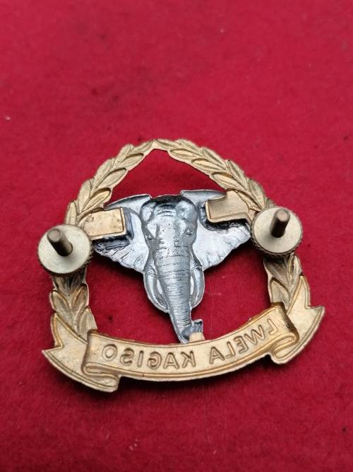 M11 BAPUTATSWANA 2 INFANTRY BATTALION BI METAL CAP BADGE