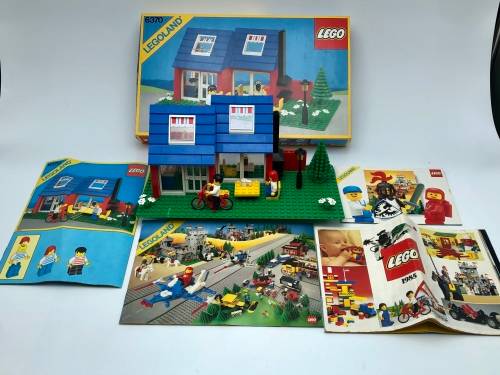 VINTAGE LEGOLAND 6370 WITH BOX AND PAMPHLET