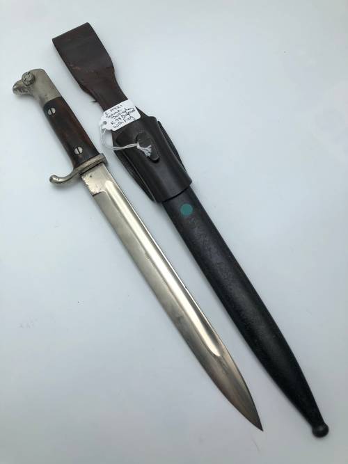 GERMAN WW2 E PACK + SOHNE SOLINGEN K98 BAYONET WITH FROG