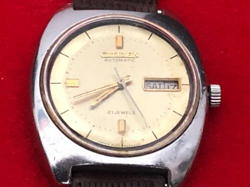 VINTAGE CITIZEN AUTOMATIC 21 JEWELS WATCH. (B6)