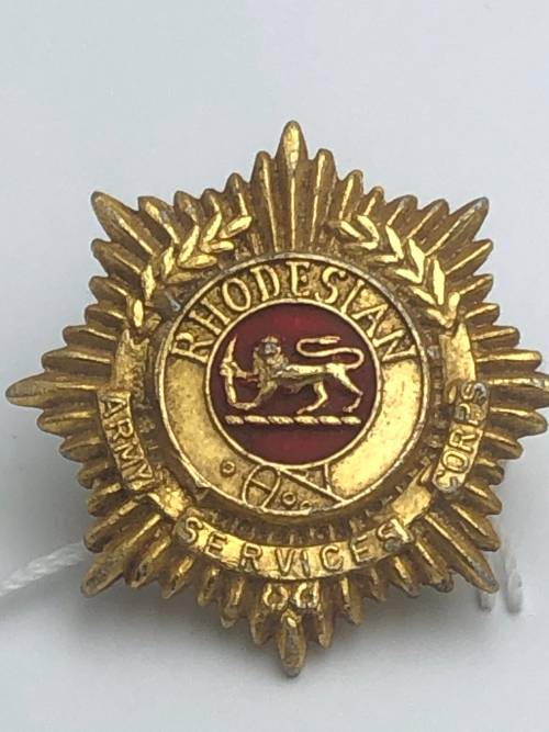 RHODESIAN ARMY OFFICERS BADGE