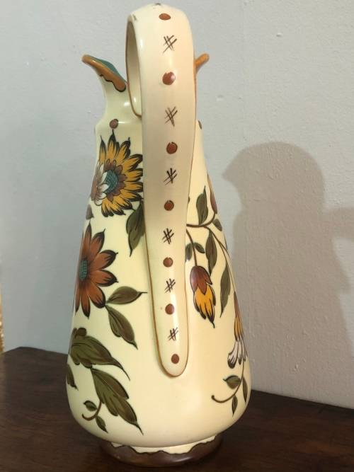 LARGE ROYALZUID GOUDA JUG WITH HANDLE
