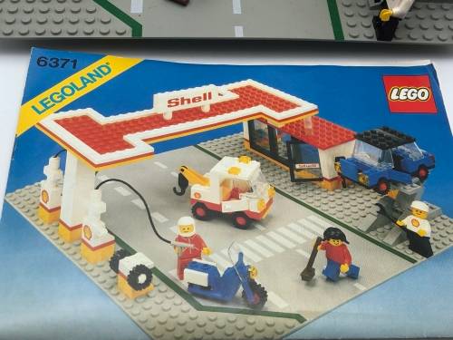 VINTAGE LEGOLAND 6371 WITH BOX AND PAMPHLET 1983
