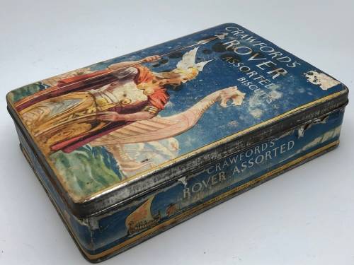 VERY UNUSUAL VINTAGECRAWFORDS BISCUITS  TIN