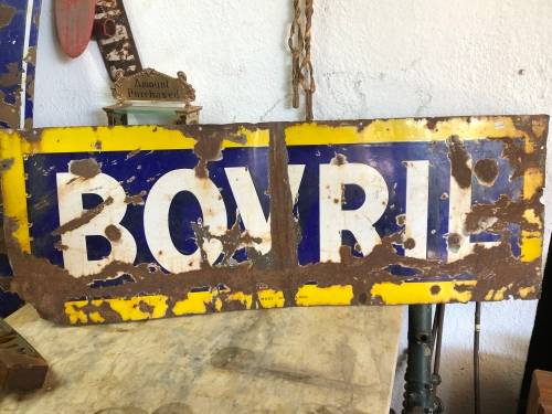 VERY EARLY ENAMEL BOVRIL ENAMEL SIGHN (ENGLISH)