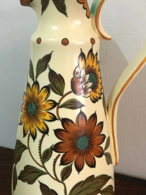 LARGE ROYALZUID GOUDA JUG WITH HANDLE