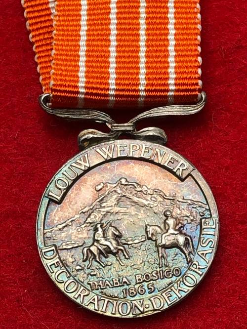 S10) LOUW WEPENER MEDAL MINIATURE