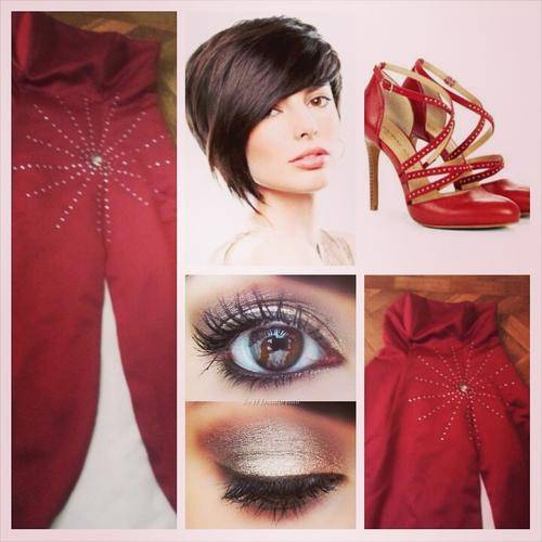 RED WINE DANCE DRESS  -14