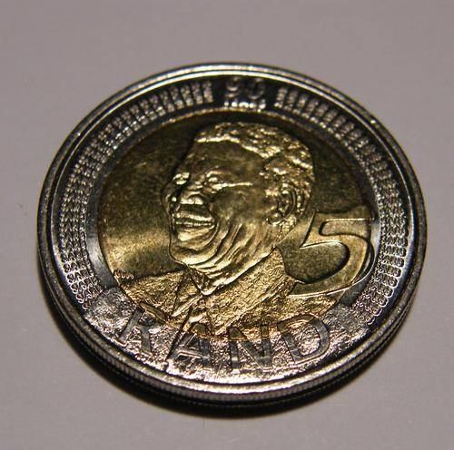 2008 BIRTHDAY R5 COINS MANDELA  GOOD CONDITION