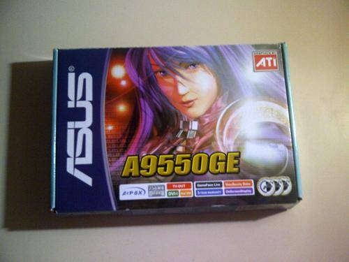 ASUS ATI RADEON A9550GE AGP GRAPHICS CARD
