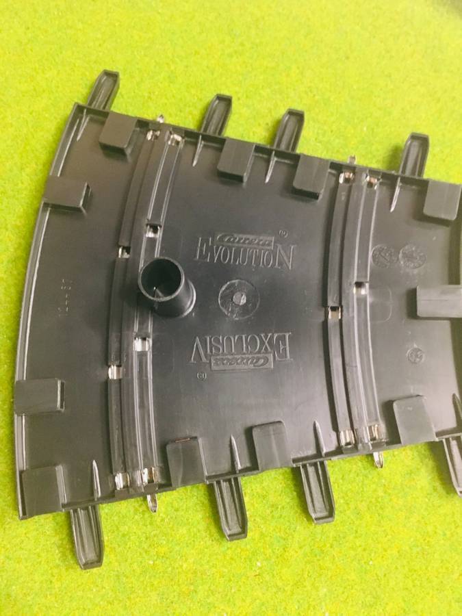 6 PCE Carrera Evolution 60 Degree Curved Track 127502 + Slot Car Speed Controller 1/24 & 1/32