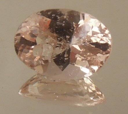 Natural Pink Morganite - SI1, .71 ct. - Oval