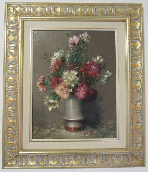 Hennie Griesel Oil on Board, 58cm x 70cm (Framed)