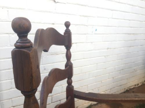 Pair of Antique Oak Chairs