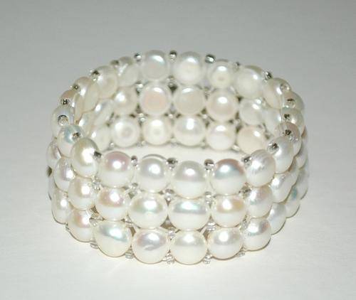 ***STUNNING REAL PEARL BRACELET - BEAUTIFUL!!!!!
