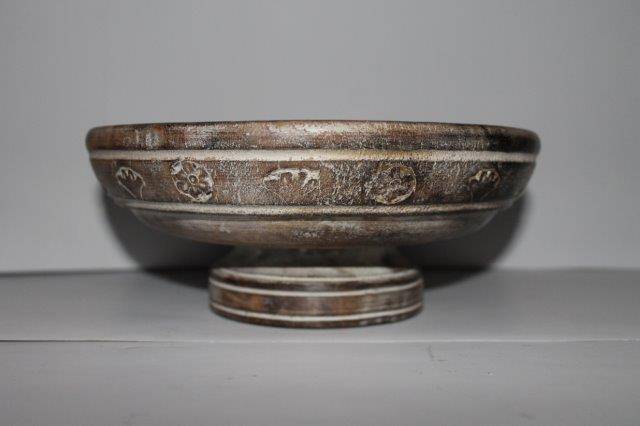 Wooden candy/cake stand with crafted detail