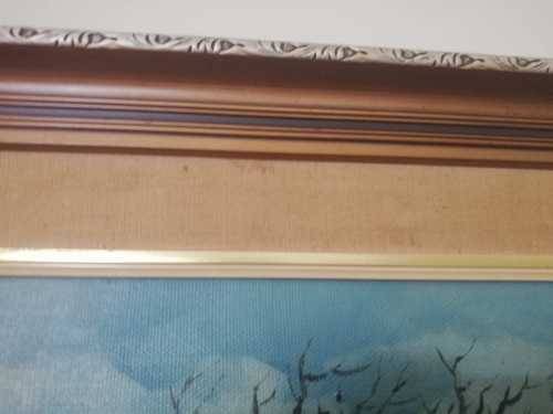 A Johnny De Kock Oil Painting - Thatch Buildings '83