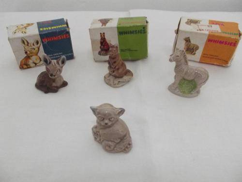 *** Four Whimsies - Wade Porcelain Minatures ***