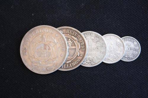 *** Full Set of 1896 ZAR Coins ***