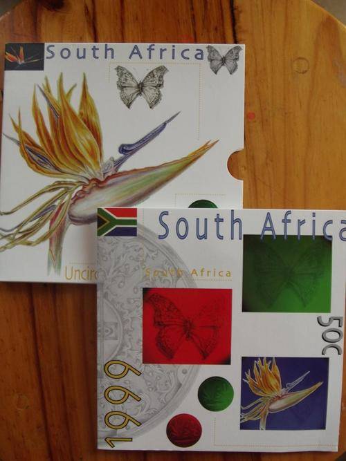 A Uncrculated Coin Set 1999 Strelitzia