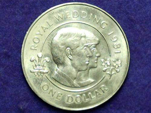 A 1981 Bermuda Royal Wedding One Dollar