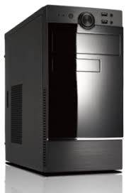 ATX Midi Tower Case with 420W PSU Black & Silver