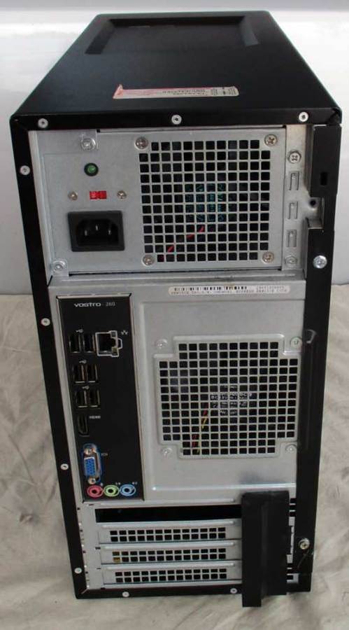 Dell vostro 260 desktop pc, intel pentium g630, 4gb ram, 500gb hd, dvd rw, win 10 pro