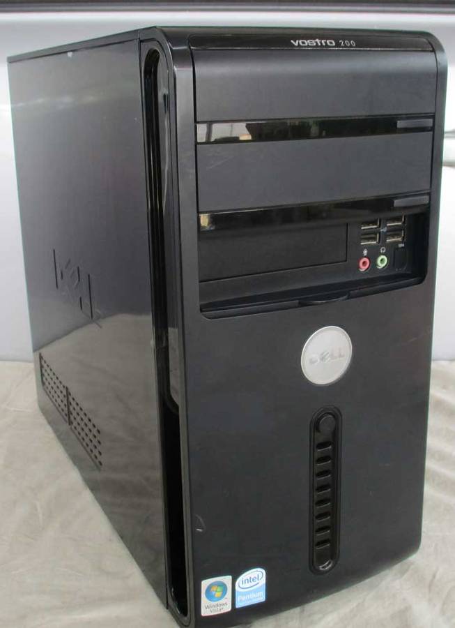 dell V200 desktop  pc, Intel core duo cpu e2180, 4gb ram, 320gb hd, vga, dvd, win 11, etc