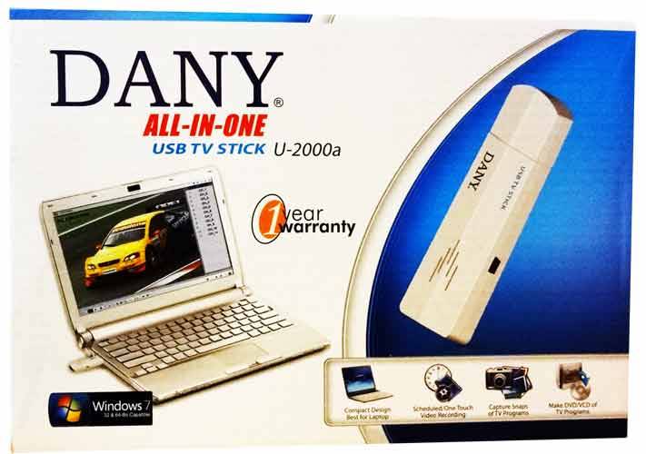 DANY USB TV STICK  WITH REMOTE ALL-IN-ONE (BRAND NEW)