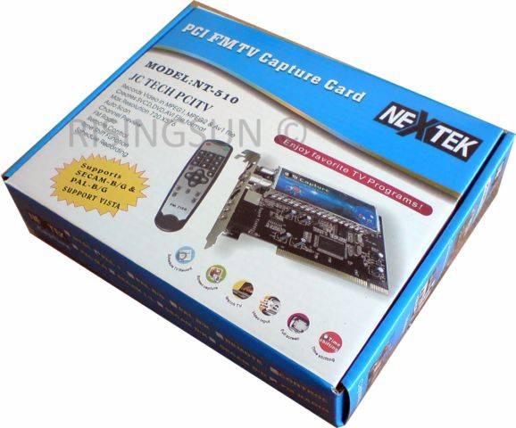 NEXTEK TV TUNER WITH REMOTE, FM CONVERT PC INTO TV (BRAND NEW)