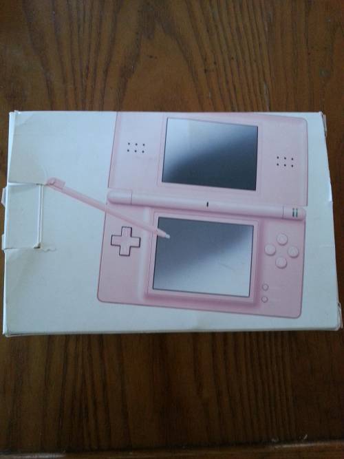 Nintendo DS (pink in colour)