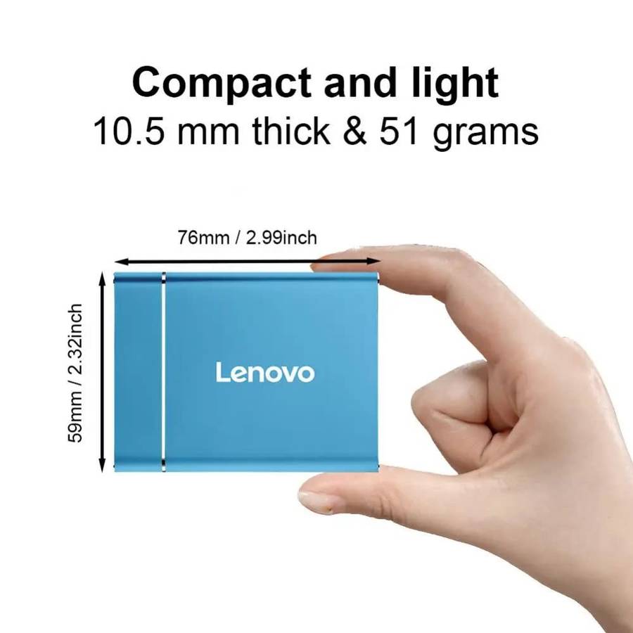 Lenovo Portable SSD External Hard Drive 2TB External Solid State Drive USB 3.1 Lenovo Portable SSD E