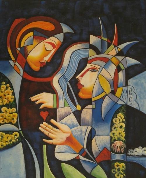 52CM X 62CM OIL PAINTING  - !!!!  CRAZY ART SALE  !!!!   PRICE REDUCED