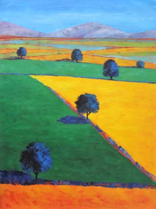 LARGE OIL PAINTING  93CM X 123CM - GALLERY RETAIL R12 500