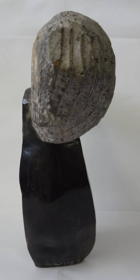 vusi - lovers shona stone sculpture