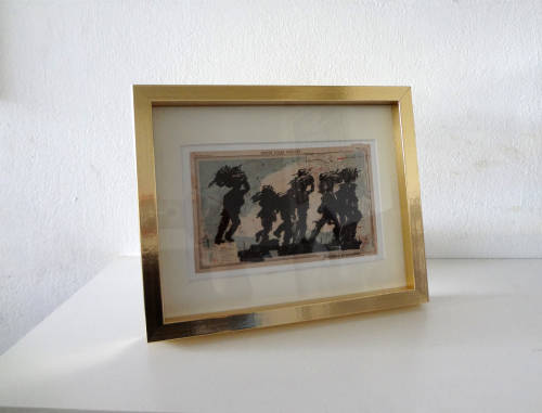 JULY  ART SALE - WILLIAM KENTRIDGE - MAQUETTE FOR WHEN HE RETURNED