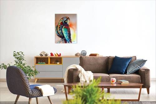 annet ellis oil painting parrot