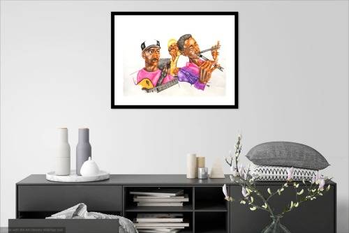 floyd langa watercolour painting