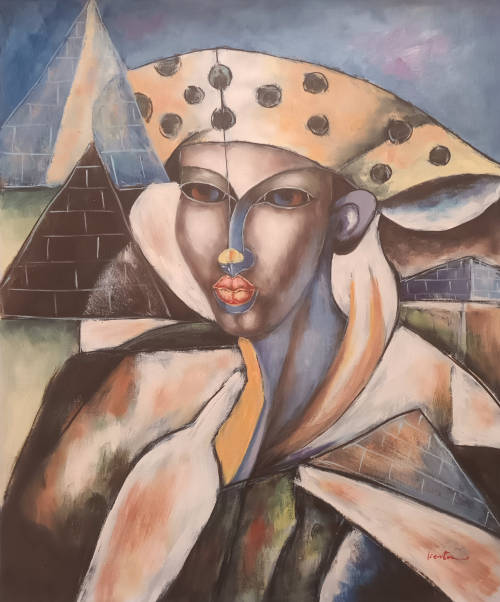 modern portrait oil painting