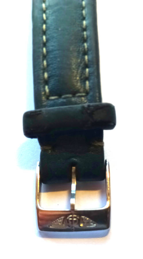 Breitling lady J watch with 18kt gold bezel
