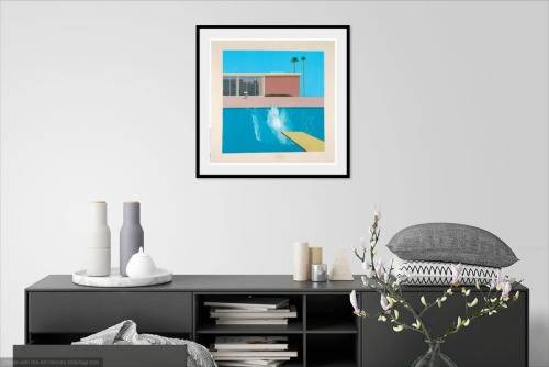 David Hockney - a bigger splash TATE print