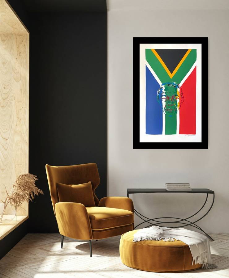 LeRoy Neiman - President Nelson Mandela print